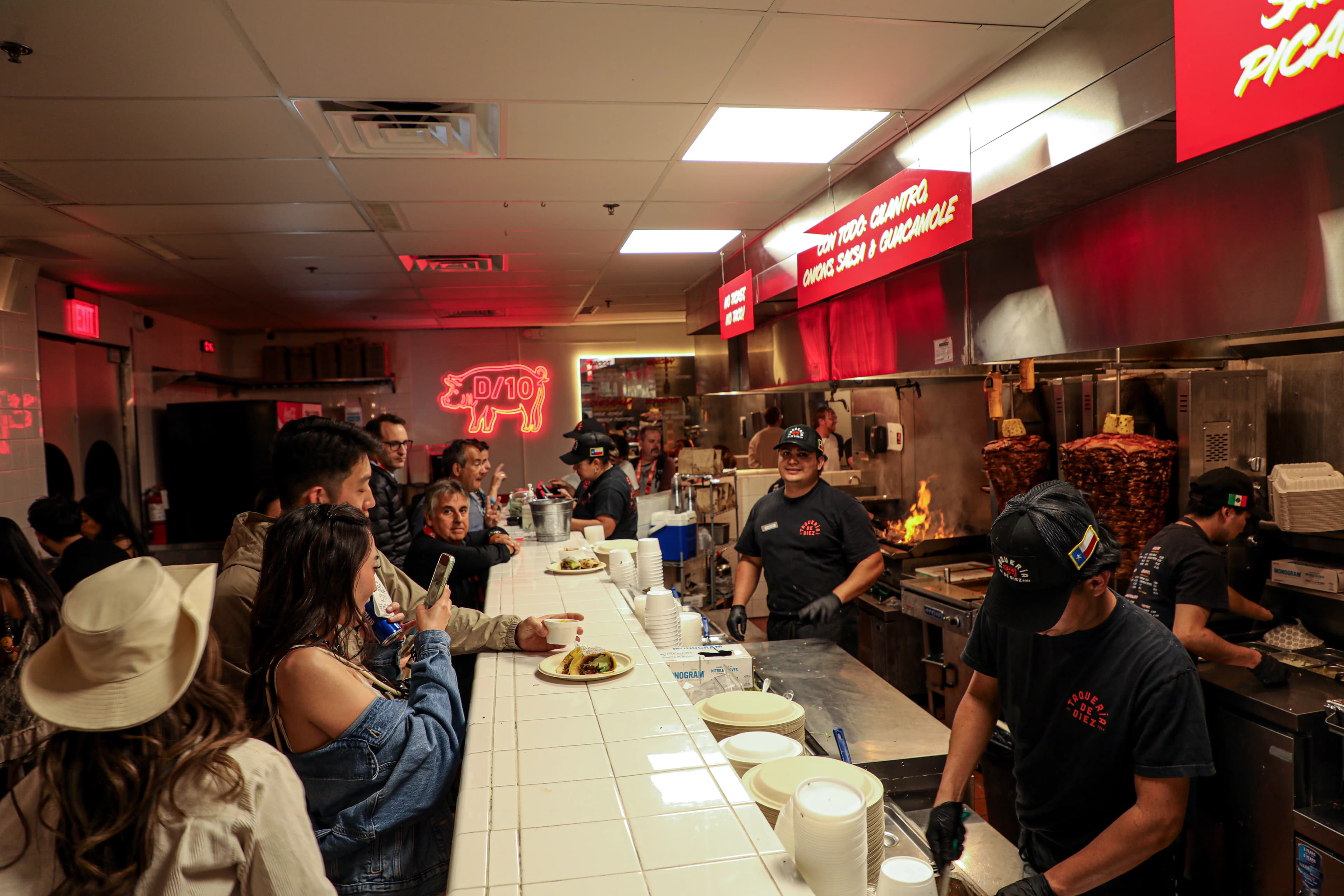 Tijuana-style street tacos with fresh cilantro and onions