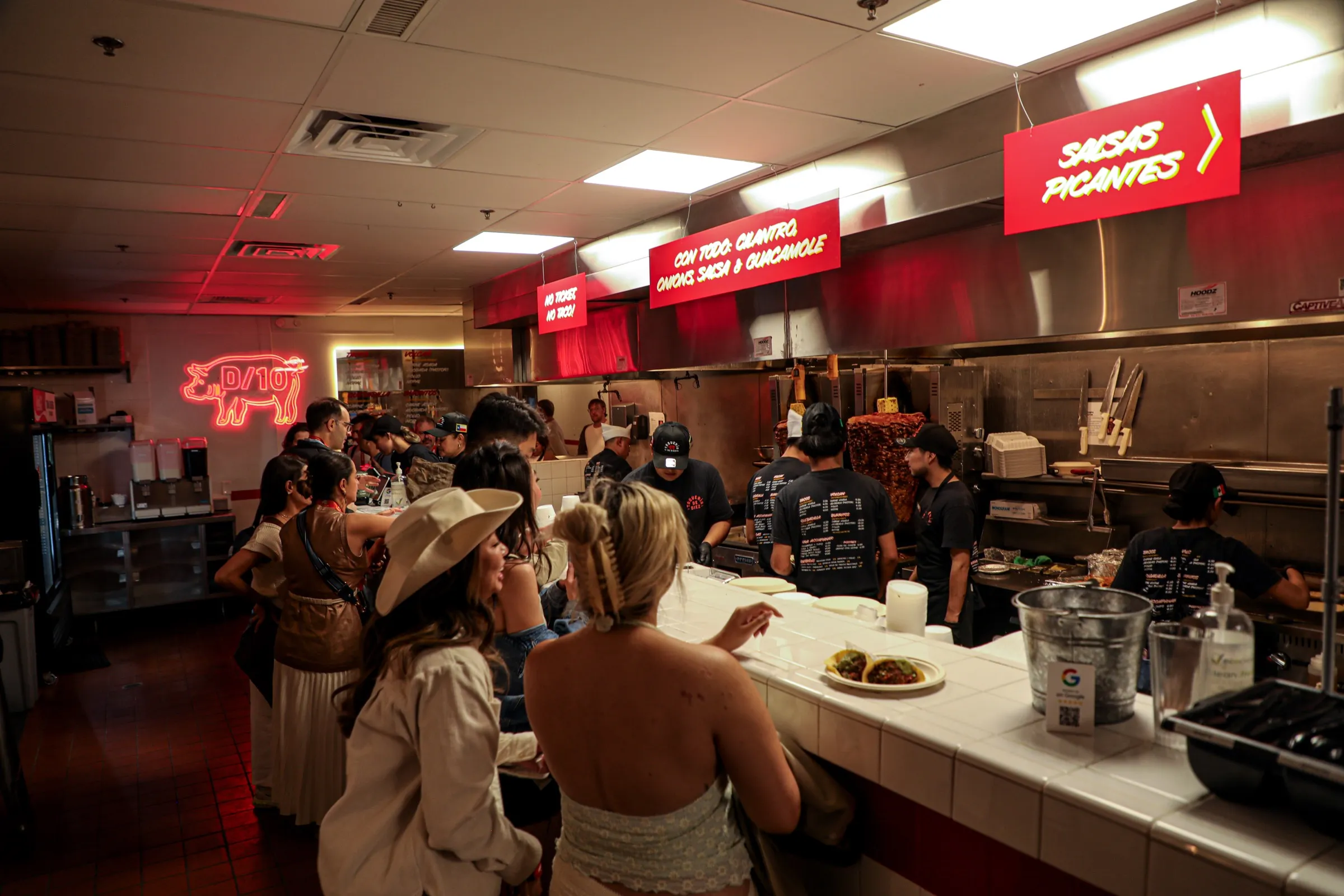 Downtown location interior