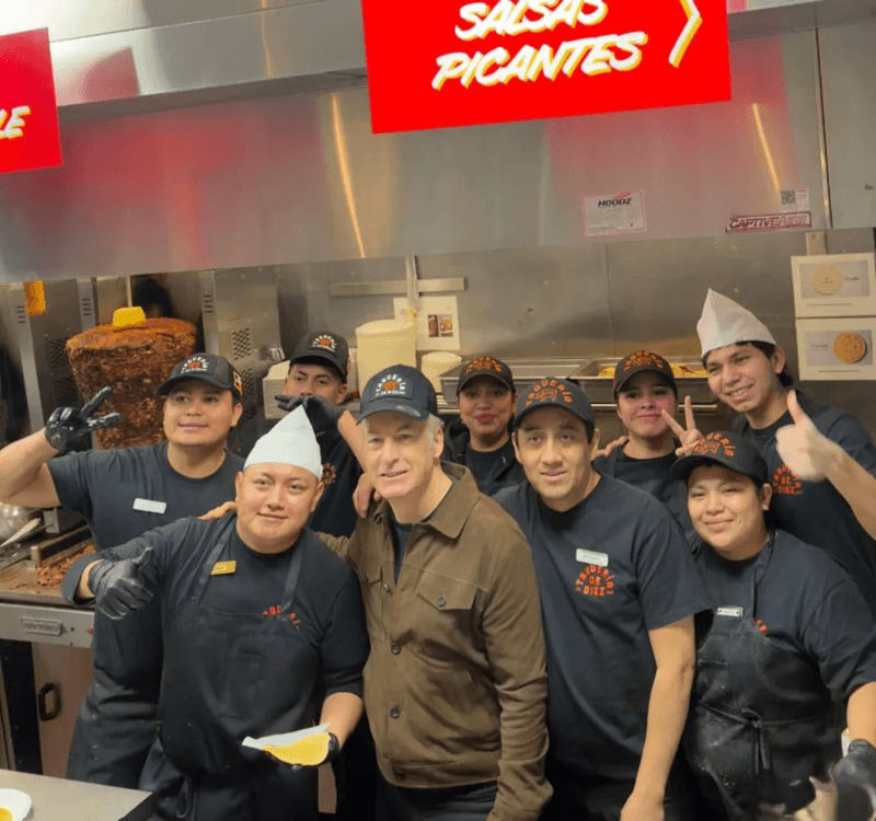 Bob Odenkirk at Taqueria de Diez