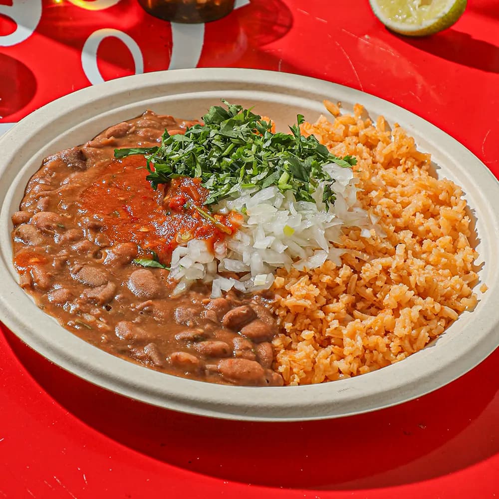 Sin Carne Burrito Plate