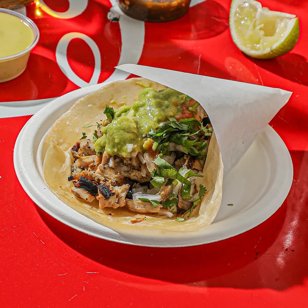 Pollo Asado Taco