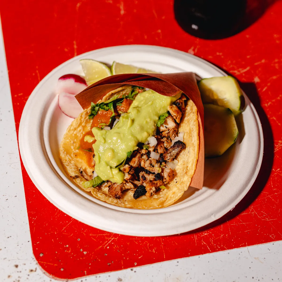 Pollo Asado Taco
